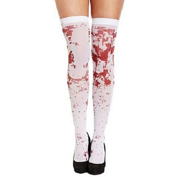 JIUSAIRUI Halloween Kostym Fest Maskerad Kläder Blodiga strumpor 70cm> Tillbehör