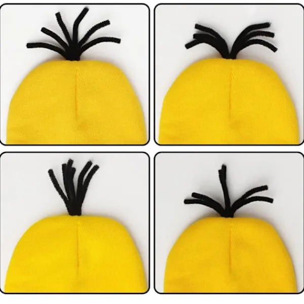 Halloween Kostym Mössa Hatt Minion Glasögon Handskar Maskerad Kostym Despicable Me Cosplay Tillbehör Vuxen{f2}> Tillbehör