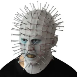 FMYSJ Halloween kreativ Hellraiser-mask, skräckspöke, huvudöverdrag, nagelmask (FMY) One size> Masker
