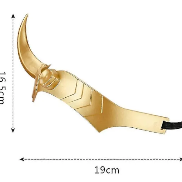 Halloween Loki Krona Horn Cosplay Kostym Huvudbonad Hjälm Partyrekvisita> Huvudbonader