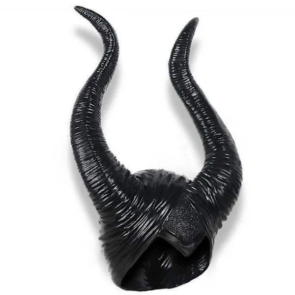 unbranded Halloween Maleficent Horn Huvudband Cosplay Svart, Ond Maleficent Huvudbonad Ornament, för Kvinna/Man> Huvudbonader