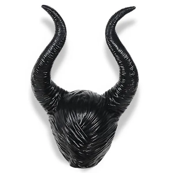 unbranded Halloween Maleficent Horn Huvudband Cosplay Svart, Ond Maleficent Huvudbonad Ornament, för Kvinna/Man> Huvudbonader