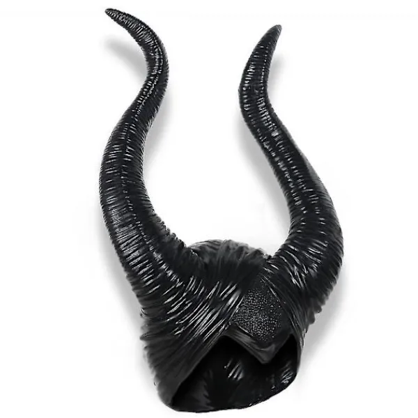 Halloween Maleficent Horn Diadem Cosplay Svart, Ond Maleficent Huvudbonad Ornament, för Kvinna/man> Huvudbonader