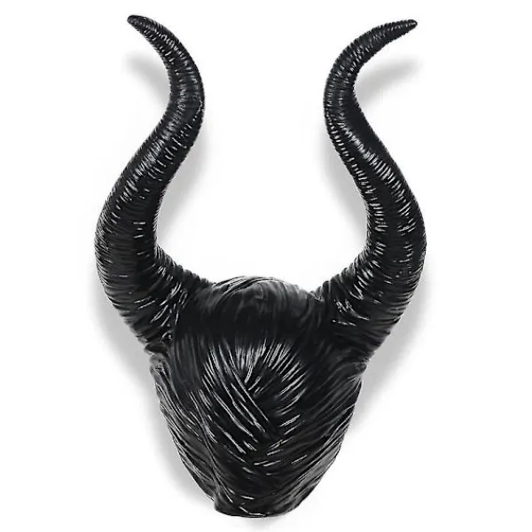 Halloween Maleficent Horn Diadem Cosplay Svart, Ond Maleficent Huvudbonad Ornament, för Kvinna/man> Huvudbonader