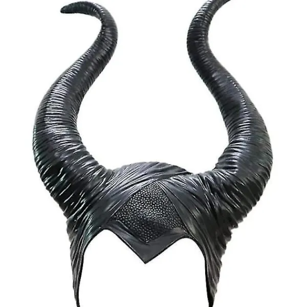 Halloween Maleficent Horn Huvudband Cosplay Svart, ond Maleficent Huvudbonad Prydnad, för Kvinna/man> Huvudbonader
