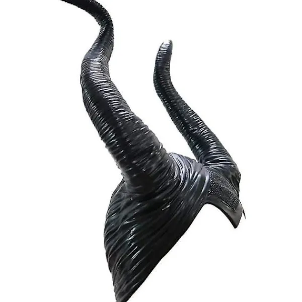 Halloween Maleficent Horn Huvudband Cosplay Svart, ond Maleficent Huvudbonad Prydnad, för Kvinna/man> Huvudbonader