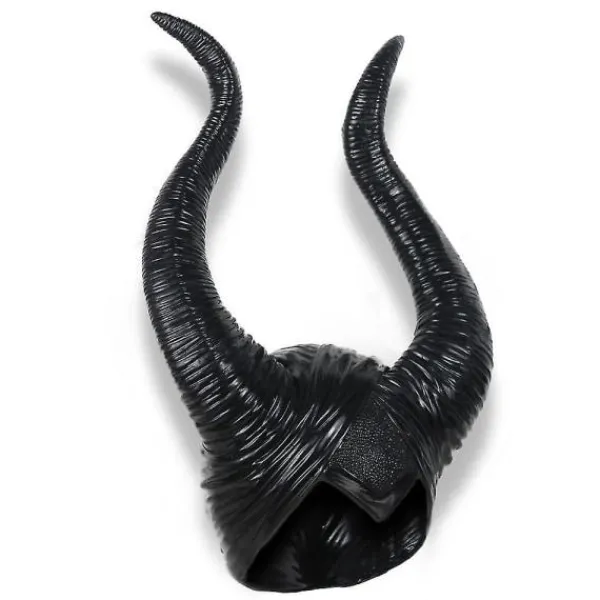 Halloween Maleficent Hornpannband Cosplay Svart, Ond Maleficent Huvudbonad Ornament, för kvinna/man> Huvudbonader