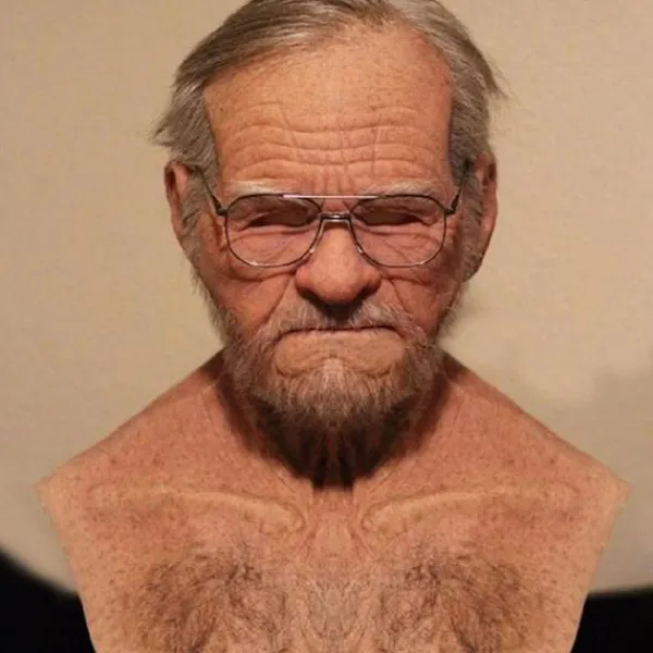 Halloween mask realistisk gammal man latex fest cosplay mask rekvisita> Masker