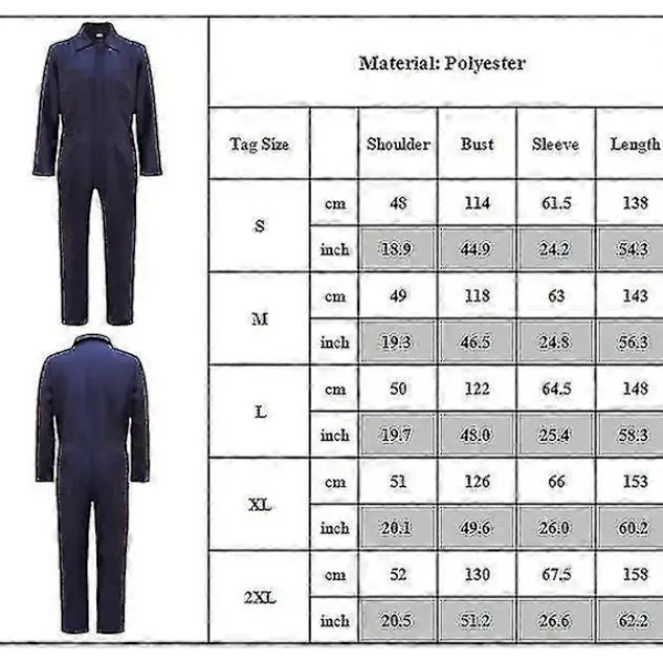 Halloween Michael Myers Kostym Vuxen Herr Horror Killer Cosplay Jumpsuit Maskerad Overall M> Dräkter