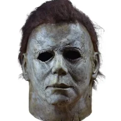 FMYSJ Halloween Michael Myers Skräck Latex Mask Huvubona Festrekvisita (FMY)> Masker