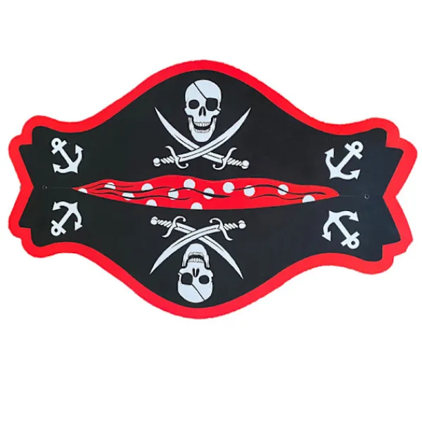 Halloween Papperspirat Partyhattar (24-pack)> Huvudbonader