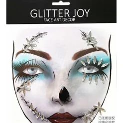 LAIQIANKUA Halloween Party Makeup 1 läskiga sminkprydnader> Smink