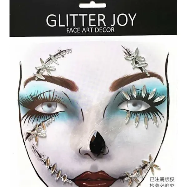 LAIQIANKUA Halloween Party Makeup 1 läskiga sminkprydnader> Smink
