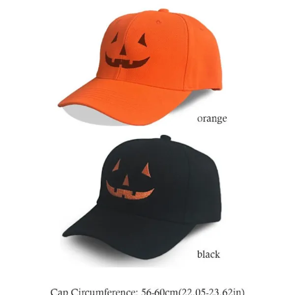 Halloween Pumpa Basebollkeps Casual Duckbill Kep Halloween Present> Huvudbonader
