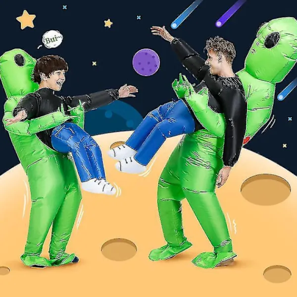 Blueday Halloween rolig prestanda rekvisita Alien uppblåsbara kläder Tecknad dockor Barn Vuxen Fest Festival Scen Tecknad docka Heminredning | Fyndiq> Dräkter