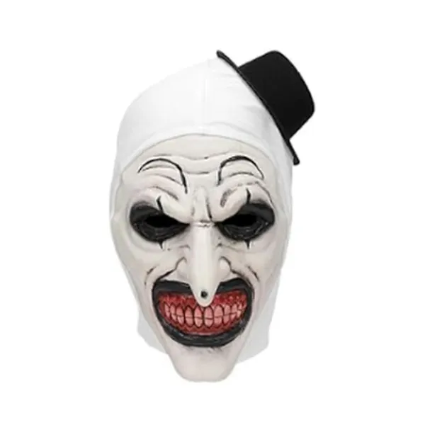 FMYSJ Halloween Terrifier Mask Clown Mask Läskig Joker Kostym Halloween Skräck Läskig Mask för Vuxna Män Kvinnor (FMY)> Masker