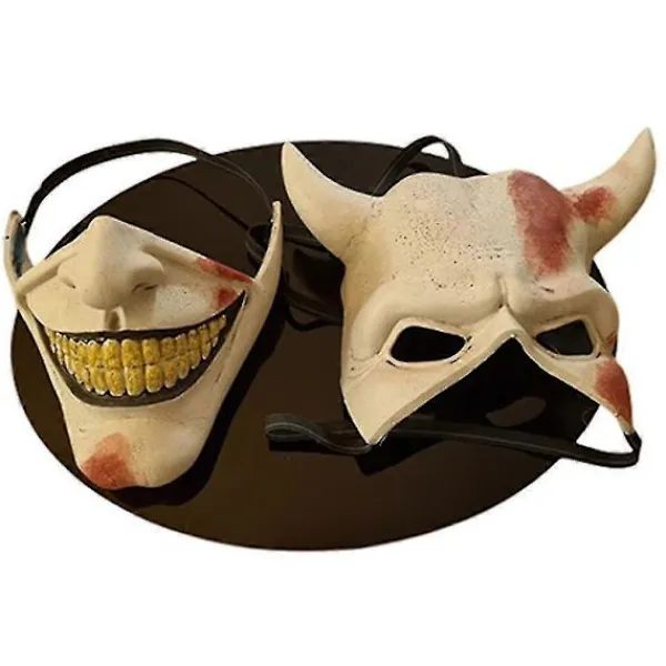 Halloween The Black Phone Skräckfilm Latex Mask The Grabber Mask Cosplay Kostym Vuxen Läskig Festrekvisita Maskerad> Masker