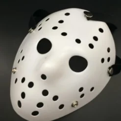 Halloween-fest Jason Voorhees målad hockeymask><noscript><img width=