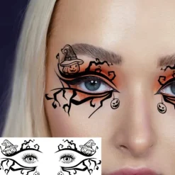 FMYSJ Halloween-häxögon Makeup Tillfälliga Tatueringar för Män och Kvinnor, 10-pack Realistiska Falska Ögonhörn Tatueringsdekaler, Långvariga Avlånga Ögon (FMY) 10 Sheets In One Package | Fyndiq><noscript><img width=