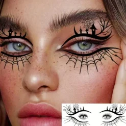 FMYSJ Halloween-häxögon Makeup Tillfälliga Tatueringar för Män och Kvinnor, 10-pack Realistiska Falska Ögonhörn Tatueringsdekaler, Långvariga Avlånga Ögon (FMY) 10 Sheets In One Package | Fyndiq><noscript><img width=