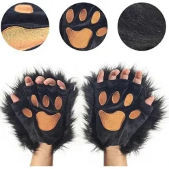Halloween-maskuppsättning med katt, räv och varg, pälskostym, rävkostym, cosplaykostym, Halloween, rävsvans cosplay, Halloween-rävmask, karneval Halloween-fest | Fyndiq><noscript><img width=