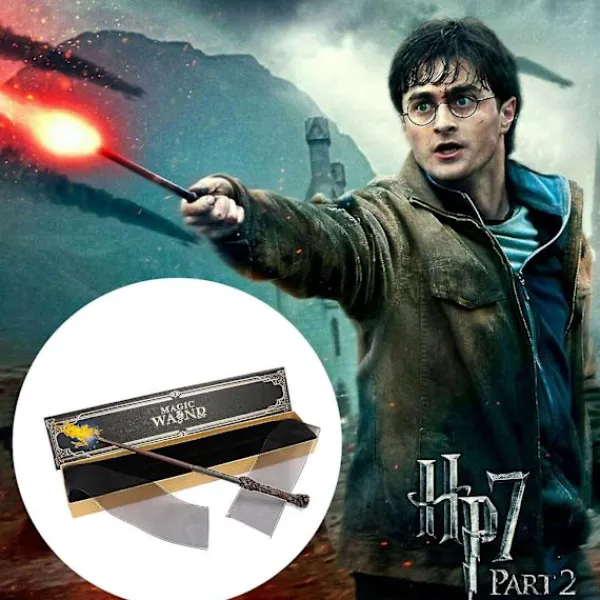 Unbranded Magische Vuurspuwende Toverstaf Cosplay Perkamentus Hermelien Heer Voldemort Sneep Sneep Vuurspuwende Toverstaf Cadeau för fans | Fyndiq> Tillbehör