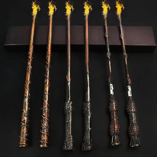 Unbranded Magische Vuurspuwende Toverstaf Cosplay Perkamentus Hermelien Heer Voldemort Sneep Sneep Vuurspuwende Toverstaf Cadeau för fans | Fyndiq> Tillbehör