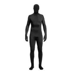 Helkroppsdräkt Helkroppsfotografering Chroma Key Bodysuit Stretch Kostym För Foto Video Specialeffekt Festival Cosplay (150CM svart)> Dräkter