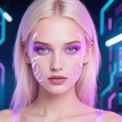 hhu HET 5 st/set Laser Kpop Demon Hunters Rumi Kang Temporär Tatuering Klistermärke Ansikte Och Kropp Tatuering Klistermärke För Halloween> Smink