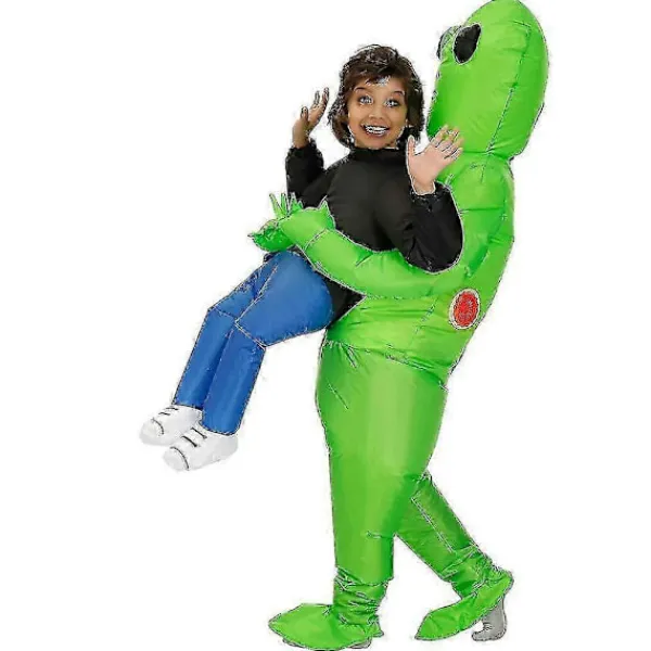 Heta säljare Hett erbjudande till lågt pris! Uppblåsbar Alien Kostym Uppblåsbara Halloween Kostymer Alien Kostym För Halloween-Glad 110 to 145cm for kids> Dräkter