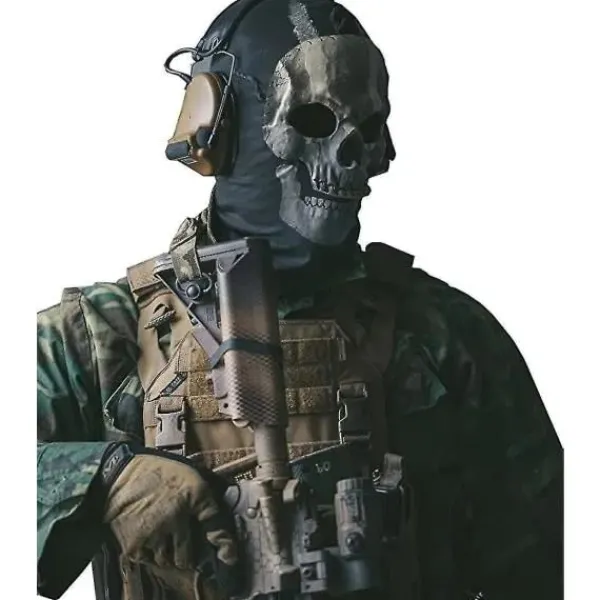 Het rea Hett erbjudande till lågt pris! Call of Duty Ghost Skallemask Heltäckande Unisex för krigsspel - Glad> Masker