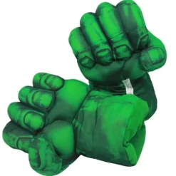 Hulk handskar, 1 par mjuka boxhandskar Hulk kostym plysch hand Fis[mo]> Tillbehör