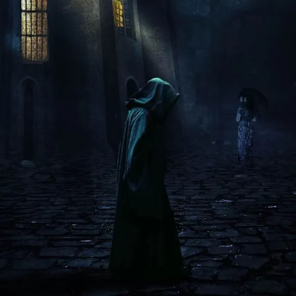 Huvbonad Kappa Vampyr Häxa Kappa Lång Kappa Unisex Vuxen Cosplay Kostym Vit One Size One Size> Dräkter