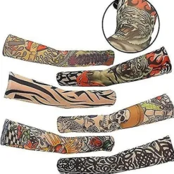 no brand IC CNE 6st Konstarm Falska Tatueringsärmar Cover för Unisex> Smink