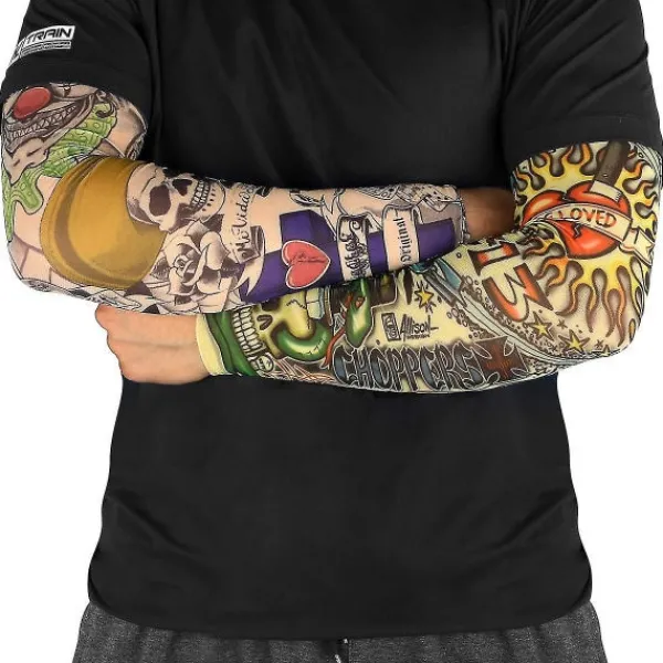 no brand IC CNE 6st Konstarm Falska Tatueringsärmar Cover för Unisex> Smink