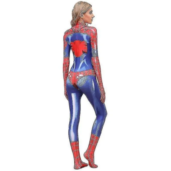 no brand IC Kvinnors Spiderman Bodysuit Halloween Cosplay Kostym CNMR Röd XL> Dräkter
