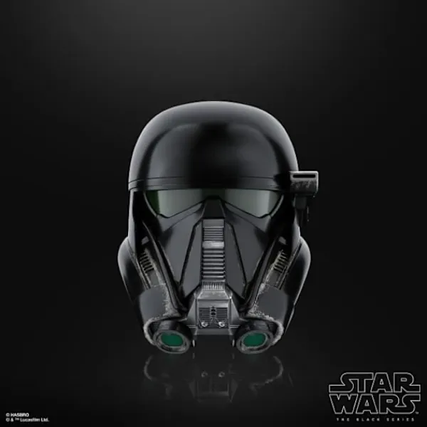 HASBRO Imperial Death Trooper premium elektroniskt hjälm, med avancerade LED-lampor, cosplayartikel, Från 14 år, Star Wars The Black Series | Fyndiq> Huvudbonader