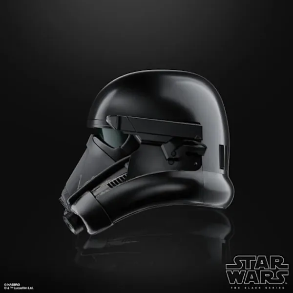 HASBRO Imperial Death Trooper premium elektroniskt hjälm, med avancerade LED-lampor, cosplayartikel, Från 14 år, Star Wars The Black Series | Fyndiq> Huvudbonader