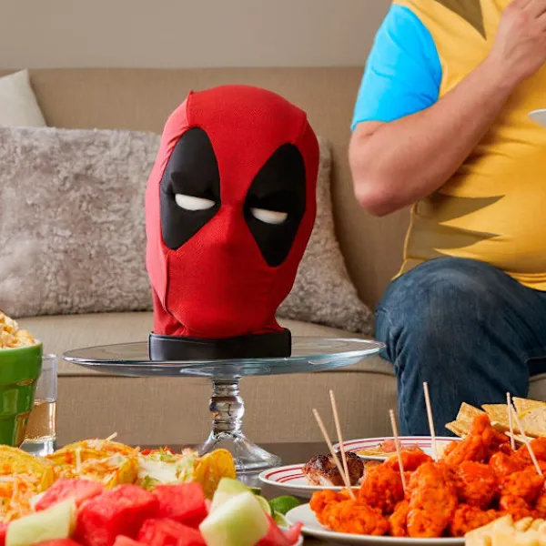 Northix Interaktiv elektronisk Deadpool Head Toy för Marvel Legends> Masker