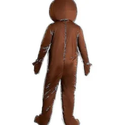 Isad Gingerbread Man Kostym för Vuxna, Julgodis Kostym XL> Dräkter