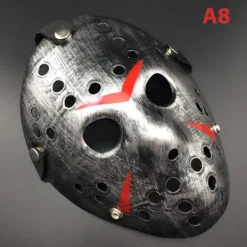 Jettbuying Jason Voorhees fredag den 13:e skräckfilmen Hockey Mask Hallow one size> Masker