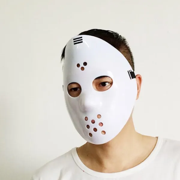 Jettbuying Jason Voorhees fredag den 13:e skräckfilmen Hockey Mask Hallow one size> Masker