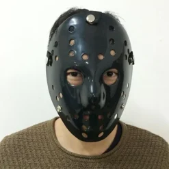 Jettbuying Jason Voorhees fredag den 13:e skräckfilmen Hockey Mask Hallow one size><noscript><img width=