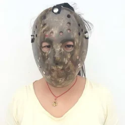 Jettbuying Jason Voorhees fredag den 13:e skräckfilmen Hockey Mask Hallow one size><noscript><img width=
