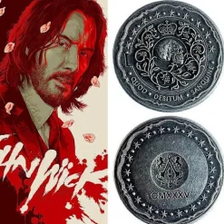 FMYSJ John Wick: Chapter 4 Wick Blodsed Markör Mynt Samlingar Replika Cosplay Rekvisita Souvenir Badge Män Kvinnor Accessoarer (FMY)> Tillbehör