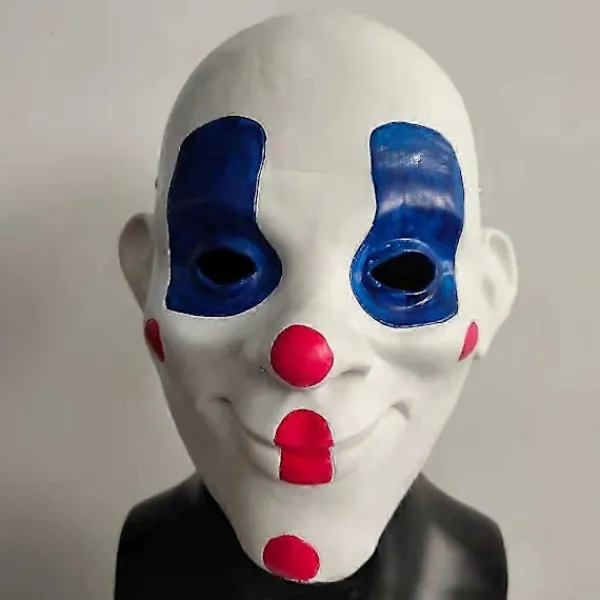 FMYSJ Joker Rånarmask Vuxen Unisex Clown Dark Knight Läskig Halloween Maskerad Party Cosplay Rekvisita (FMY)> Masker