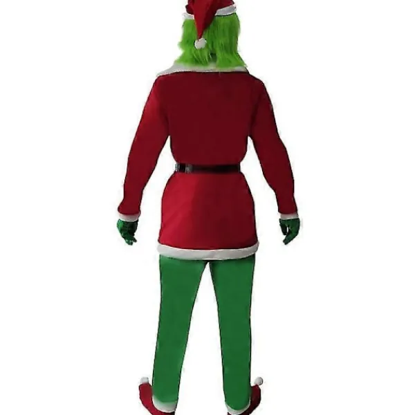 Jul Grinchen Kostym Outfit För Vuxna Unisex Dam Herr Fest Cosplay Maskerad L> Dräkter