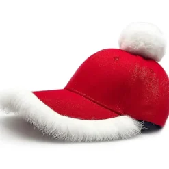 FMYSJ Jul Tomte Basebollkeps! Rolig Julhatt Justerbar Tomtedräkt för Vuxna Barn Män Kvinnor KFC Catering Kock (FMY)> Huvudbonader