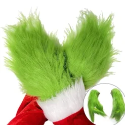 Julgrinch Plyschhandskar Cosplay Kostymrekvisita Barnpresent> Huvudbonader