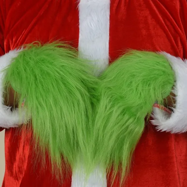Julgrinch Plyschhandskar Cosplay Kostymrekvisita Barnpresent> Huvudbonader